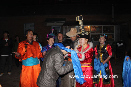 蒙古歌舞演出现场