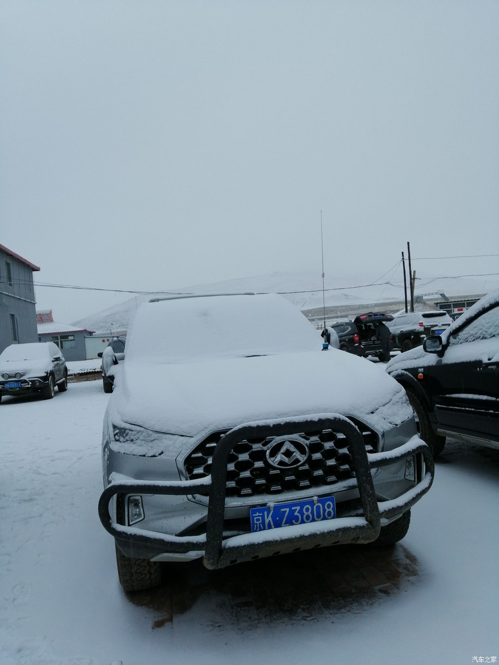 大通D90坝上越野 大滩赏雪景