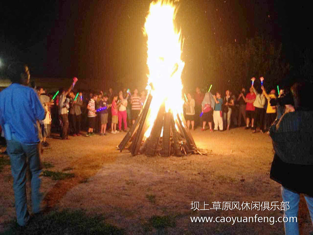草原篝火晚会,蒙古族歌舞表演