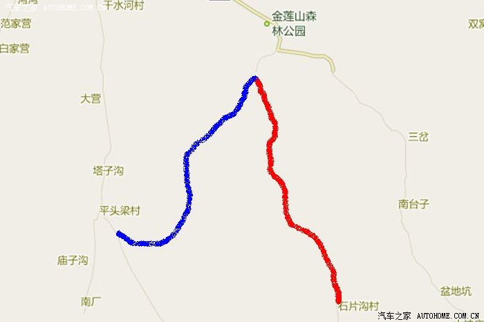 老掌沟最全穿越线路图