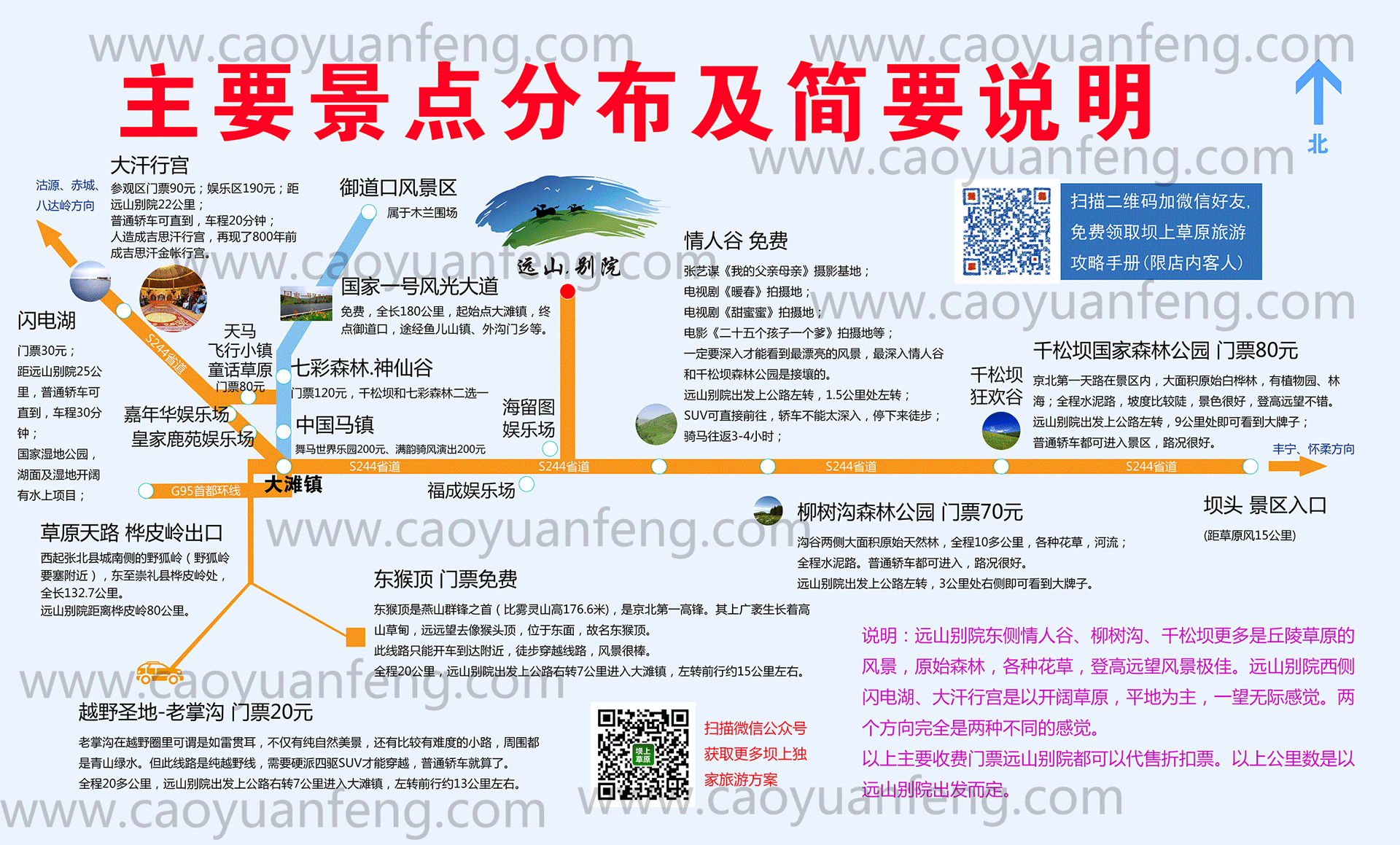 【独家定制】坝上草原自驾游2-3日旅游线路方案及攻略