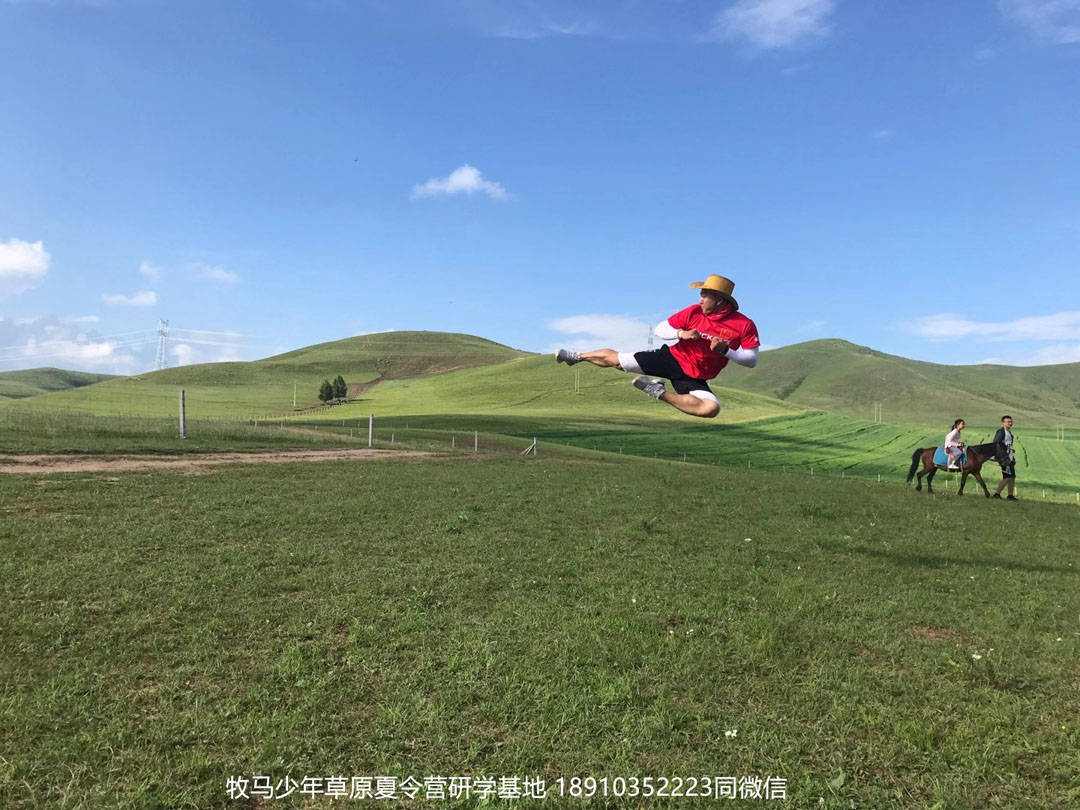 晋极武道馆 松柏武道馆草原研学夏令营