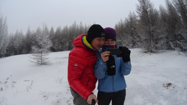 冬季到草原天路去看雪