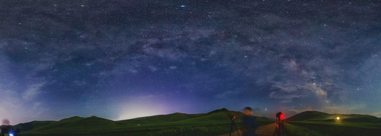 坝上草原夜晚最美的星空