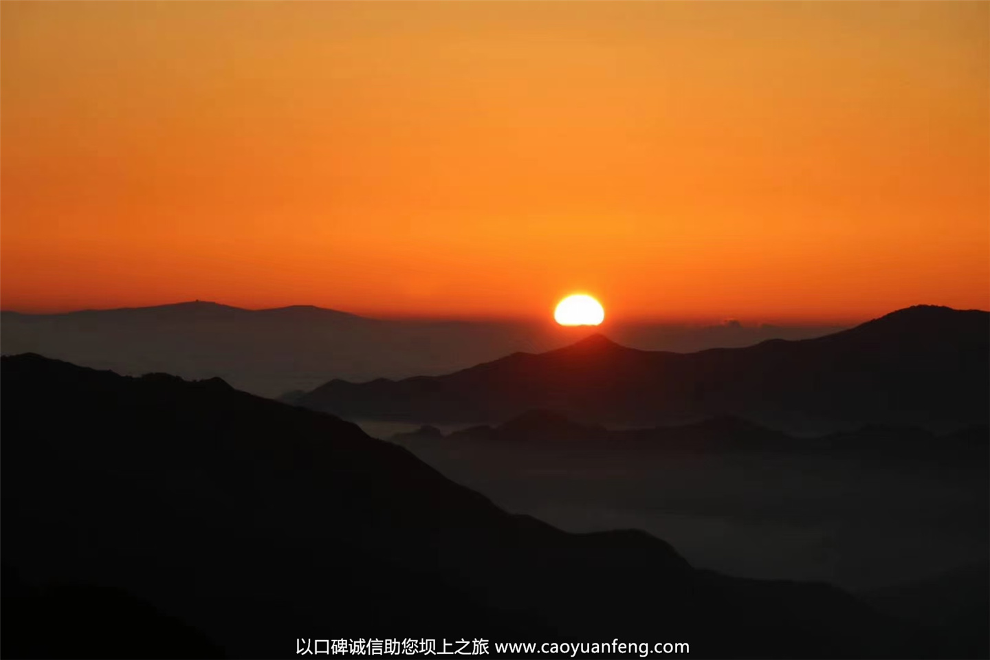 丰宁坝上草原日出日落