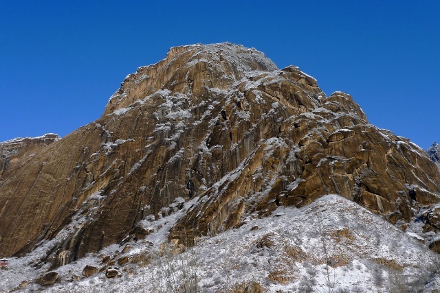 丰宁坝上赏雪景 飘雪坝上风光摄影